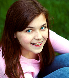 photo of boy with braces